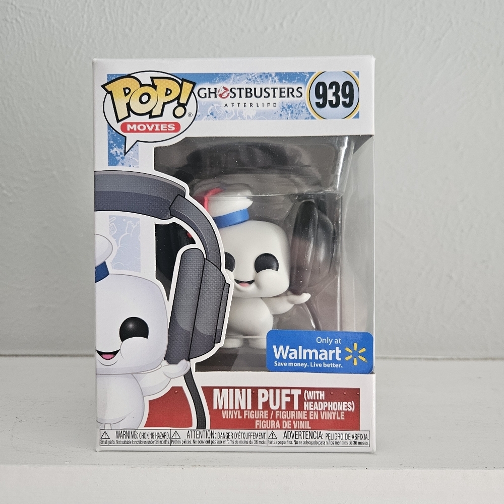 New In Box- Funko Pop! Movies Ghostbusters:Afterlife Mini Puft (With Headphones)